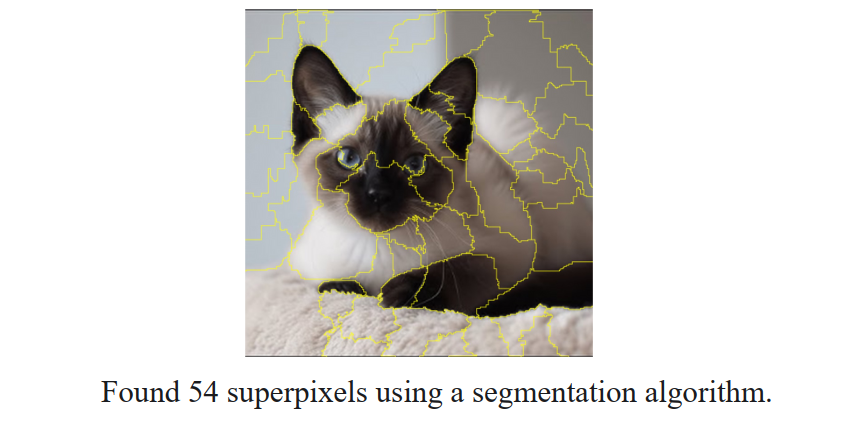 Superpixel generation for input image