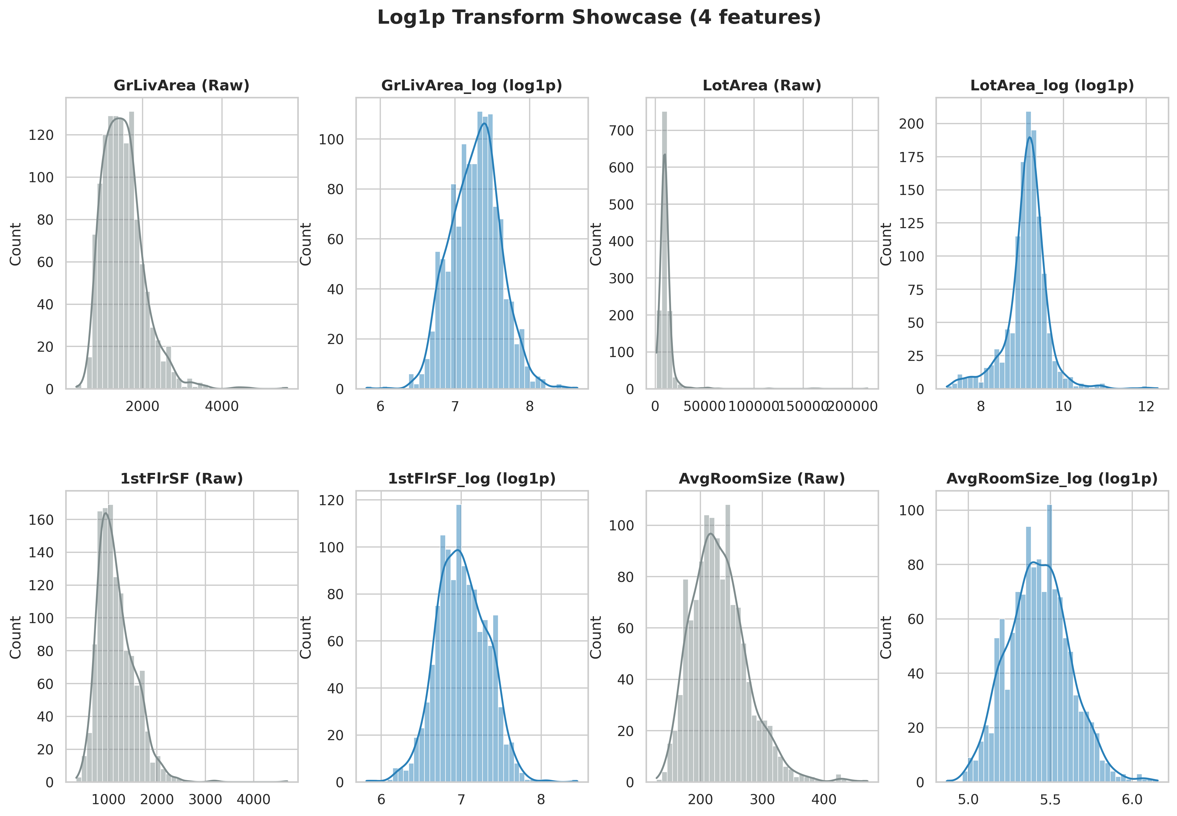 Ảnh tổng quan hiệu ứng biến đổi log1p