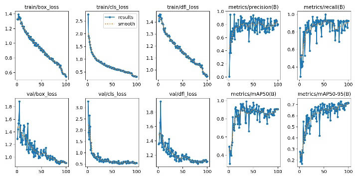 Figure 3. Training and evaluation results of the YOLOv11 model