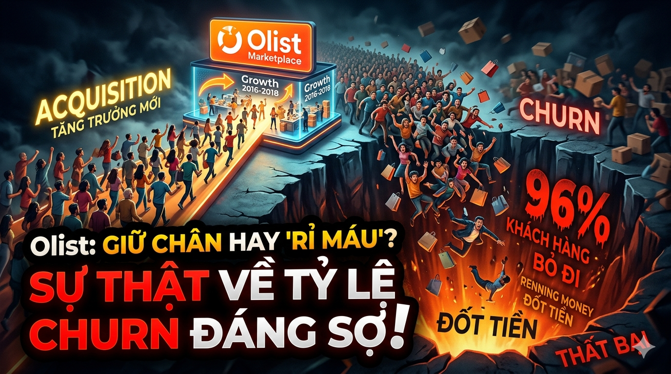 Olist Churn Rate Visual