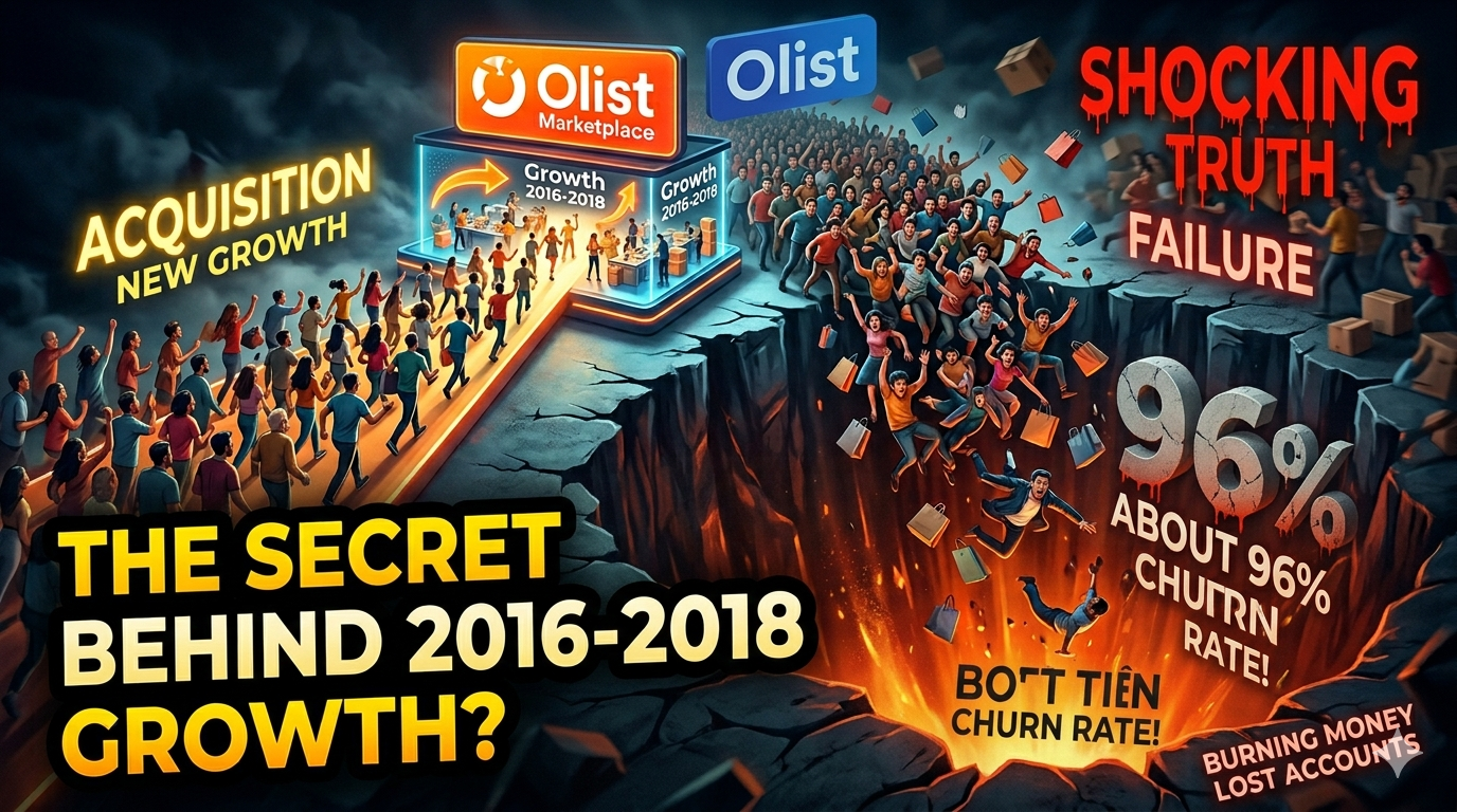 Olist Churn Rate Visual